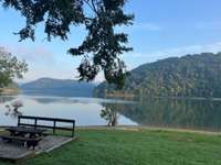 PICNIC AREA AT LAKE