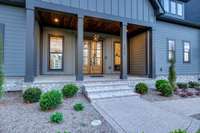 Front Entry and Walkway to Home