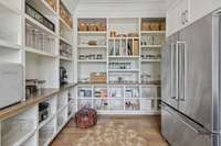 Working pantry with SubZero refrigerator. #2 of 3 in the home