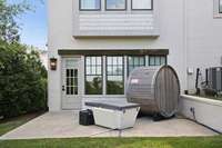 Cold Plunge tub and sauna