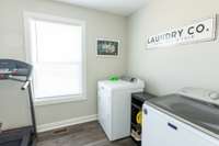 Oversized Laundry room