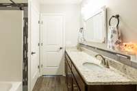 Beautiful granite in master bath