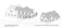 Conceptual Home Addition with Garage/DADU and Pool