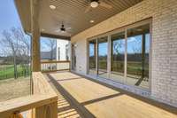 We love this expansive covered deck just as it is or you could even screen it in for more privacy!