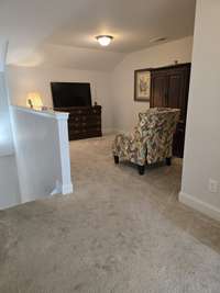 Open loft upstairs. The stairwell will have new carpet on 7-15-24.