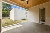 The 2nd door to get onto your beautiful, covered back porch.