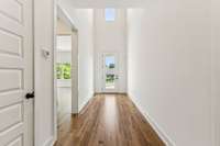 Double story foyer for all of the great natural light!