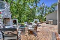 Expansive space with room for multiple seating areas and dining area.