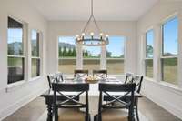 Dining Room with peaceful views