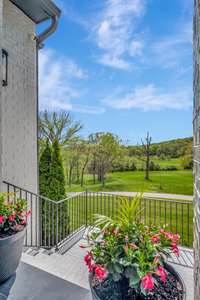 Unbeatable view of the countryside from the front entrance