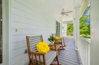 Front Porch--is a wrap around!  Southern charm!!!