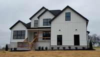 Modern Farm house style is an option! But the builder can customize the front to match your vision.  (From a Previous build of Prominence Building Corporation)