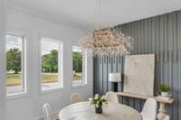 Gorgeous dining area with tons of natural light