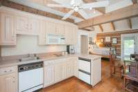 Great little kitchen in the spacious apartment/bedroom suite