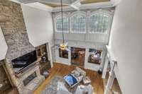 This home also features beautifully crafted coffered ceilings