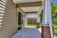 Another View of Back Covered Porch