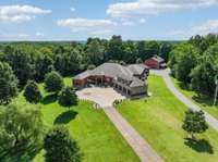 The Barn has its own access road with a gated entry from the road.