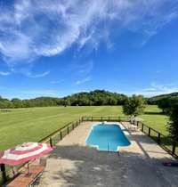 18 X 36 in ground pool with new fence