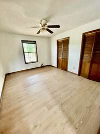 Bedroom #4 with new flooring