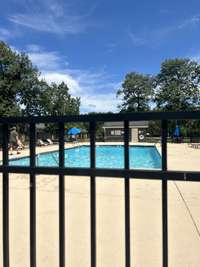 Cool off in the large Forest Oaks pool