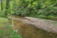 Gorgeous creek on the property.