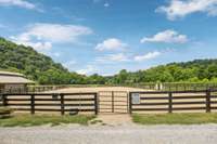 Large outdoor arena area.