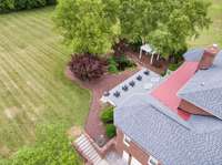 Roof view from drone