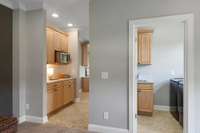 Butler's Pantry and Laundry room with sink, off of the Family Room