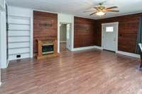 Front Door and living room