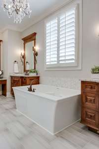 Relax away the day in your new soaking tub!