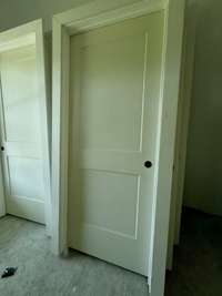 Upgraded 2 panel craftsman style doors