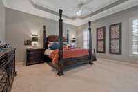 Large Master suite ..more plantation style shutters..