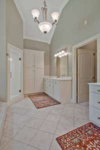 Double vanities and more storage..