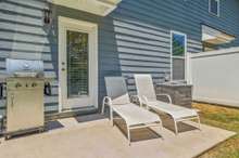 What a great sunny spot to lounge in, cook out, or read.