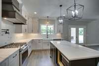 Example of builder's work. Not actual home