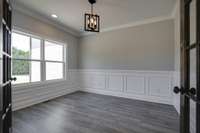 Example of builder's work. Not actual home