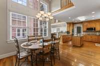 Breakfast Table adjacent to the Kitchen