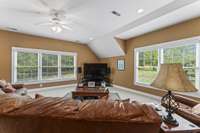 Enormous Family/Bonus Room stretching the length of a 3-car garage