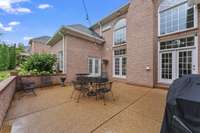 Back Patio with plenty of room for entertaining