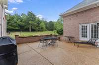 Back Patio with plenty of room for entertaining