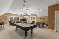 Enormous Family/Bonus Room stretching the length of a 3-car garage