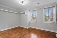 Second bedroom on 3rd floor overlooking the common area.