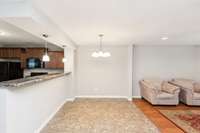 Kitchen Bar, Dining Room view.