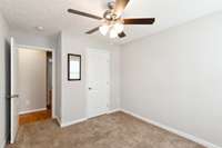 Another view of 2nd Bedroom. (Opposite Primary Bedroom across the hall)