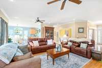 An open floor plan, 9 ft. ceilings and so much natural light.