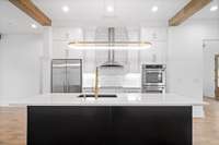 Gourmet Kitchen with Designer Appliances