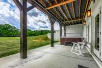 Back porch off of the Bonus Room Downstairs