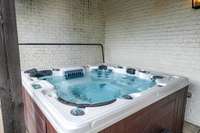 Hot Tub conveys with house, so you can enjoy it all year long