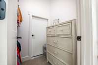 One of the 2 walk in closets in 4th Bedroom