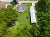 Nice size yard. Was subdivided to build the new home on right, 112 Oak Street.